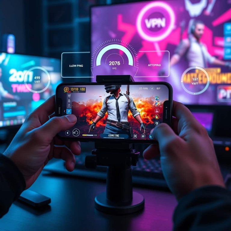 کاهش پینگ و رفع تحریم بازی PUBG Mobile در موبایل